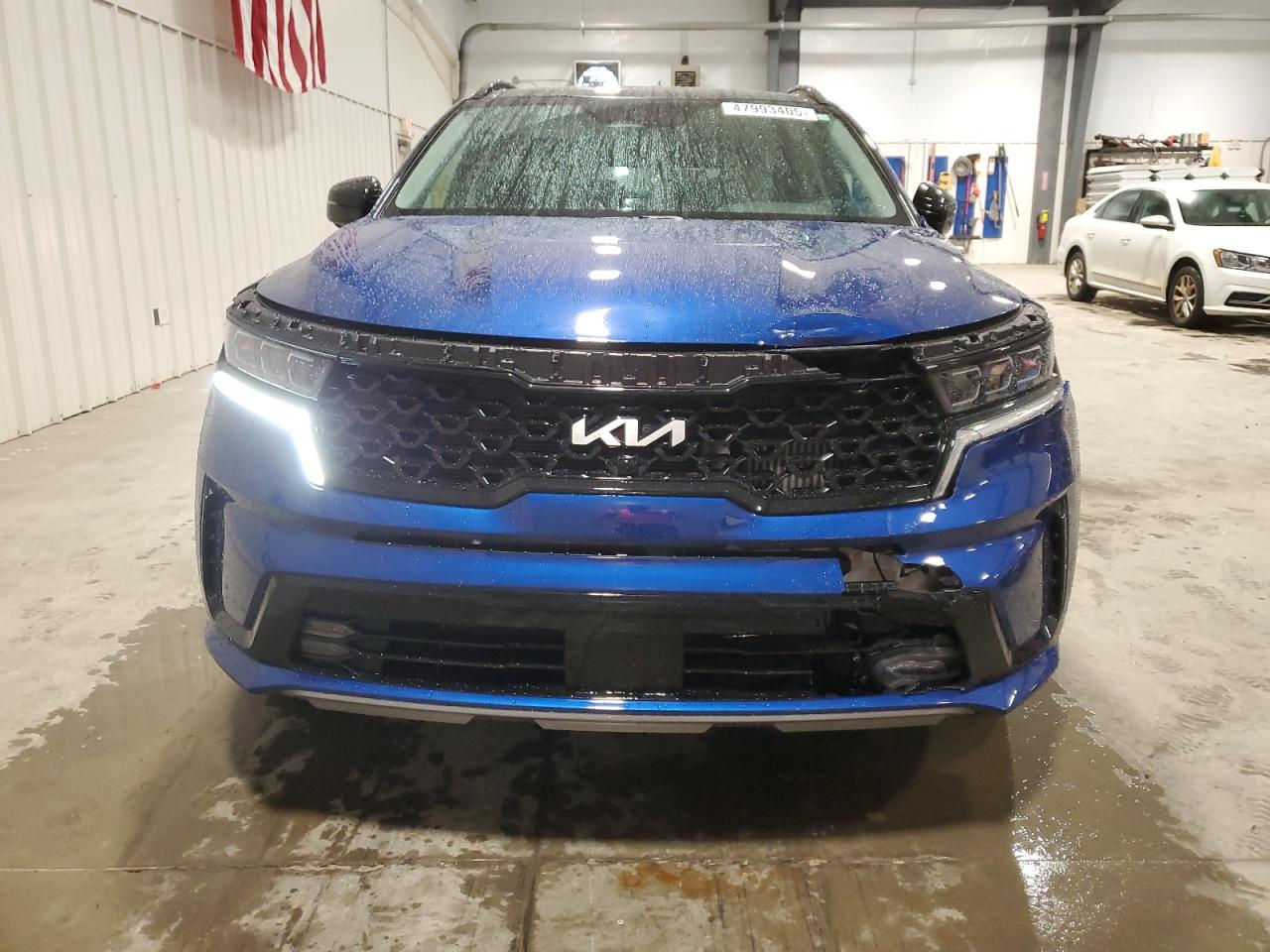 2023 KIA Sorento VIN 5XYRKDLF5PG188379 Copart auction photo, front end / side damage thumbnail 5
