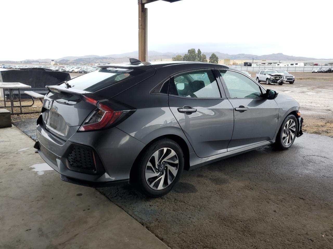 2018 Honda Civic VIN SHHFK7H2XJU427545 Copart auction photo, front end / rear end damage thumbnail 3
