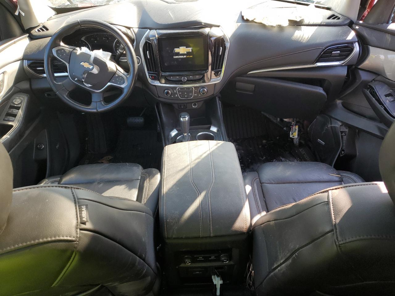 2018 Chevrolet Traverse VIN 1GNEVHKW5JJ125960 Copart auction photo, front end / side damage thumbnail 8