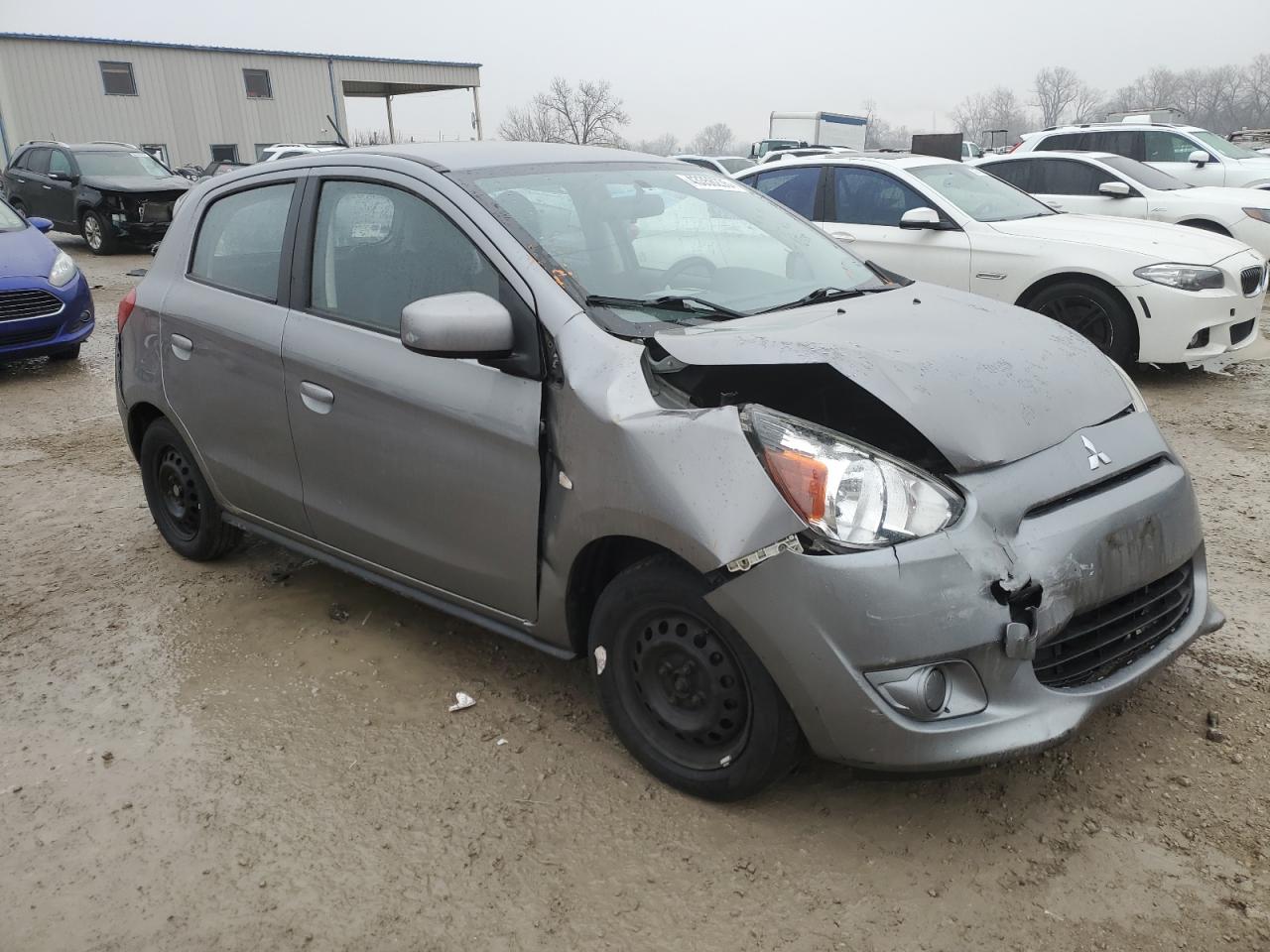 2015 Mitsubishi Mirage VIN ML32A3HJ6FH049060 Copart auction photo, front end damage thumbnail 4