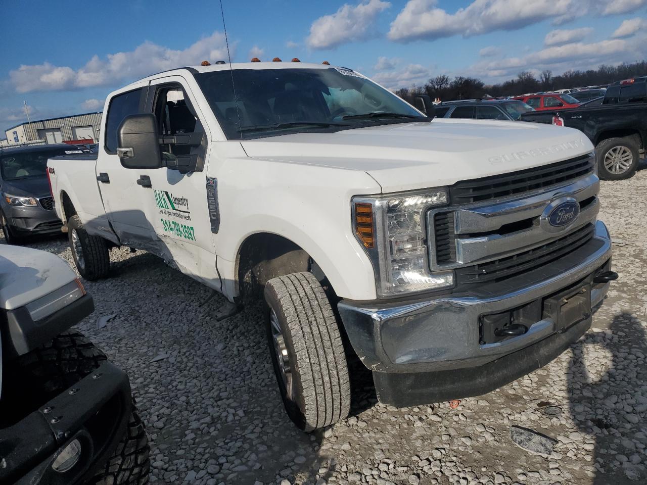 2018 Ford F250 VIN 1FT7W2B69JEC75803 Copart auction photo, side damage thumbnail 4