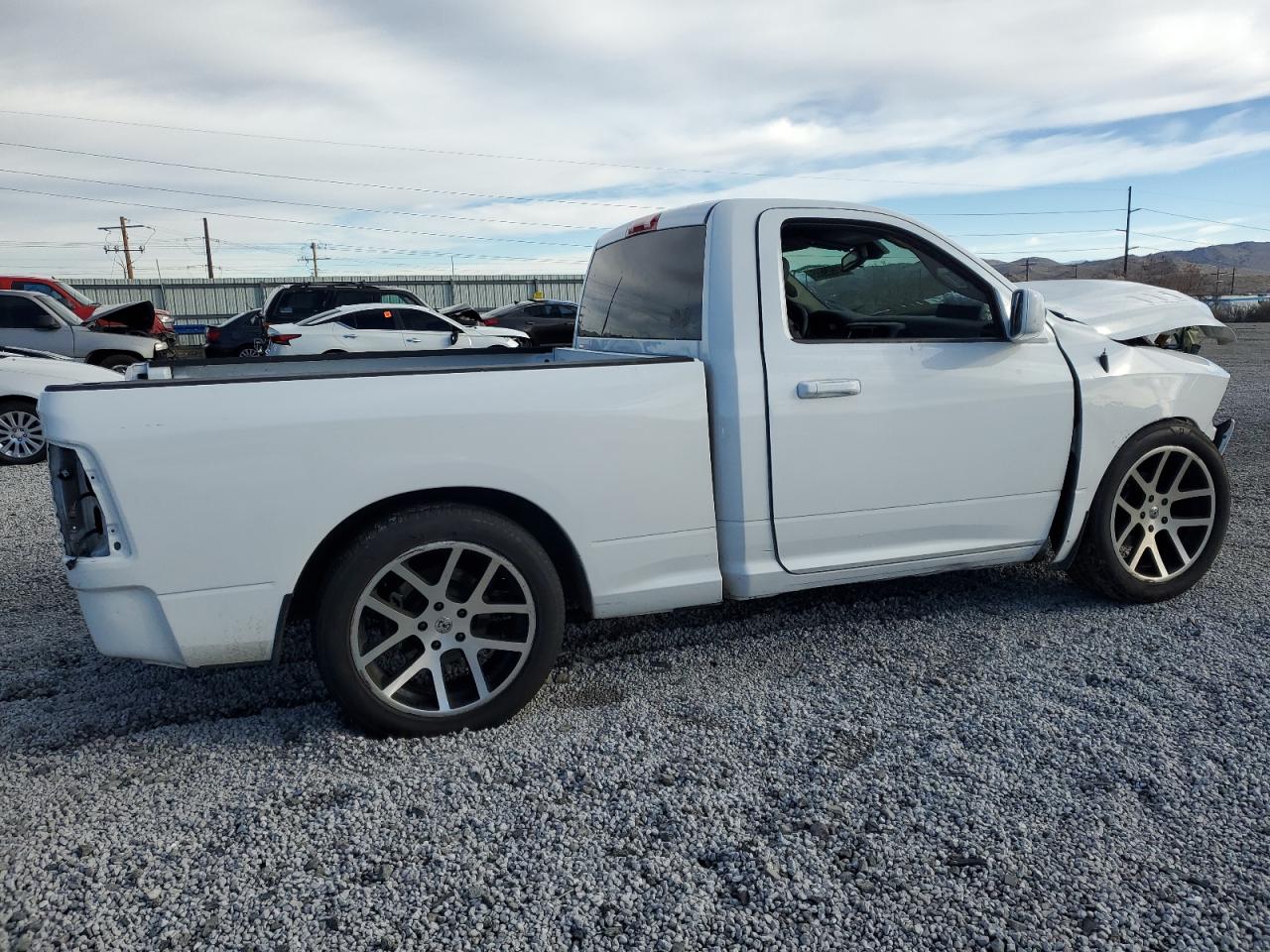 2014 RAM 1500 VIN 3C6JR6AT7EG331304 Copart auction photo, all over damage thumbnail 3