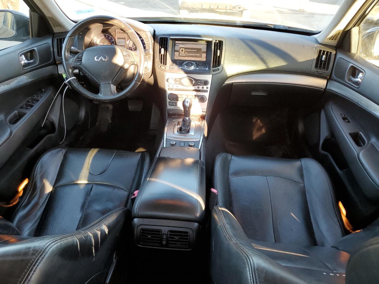 2011 Infiniti G VIN JN1DV6AR1BM654135 Copart auction photo, front end damage thumbnail 8