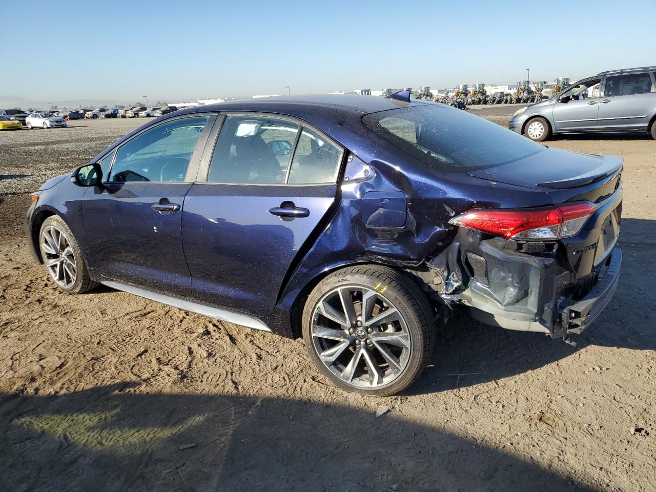 2022 Toyota Corolla VIN 5YFS4MCE0NP110331 Copart auction photo, all over damage thumbnail 2