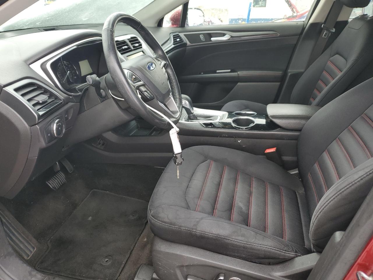 2013 Ford Fusion VIN 3FA6P0HR1DR343792 Copart auction photo, rear end / side damage thumbnail 7