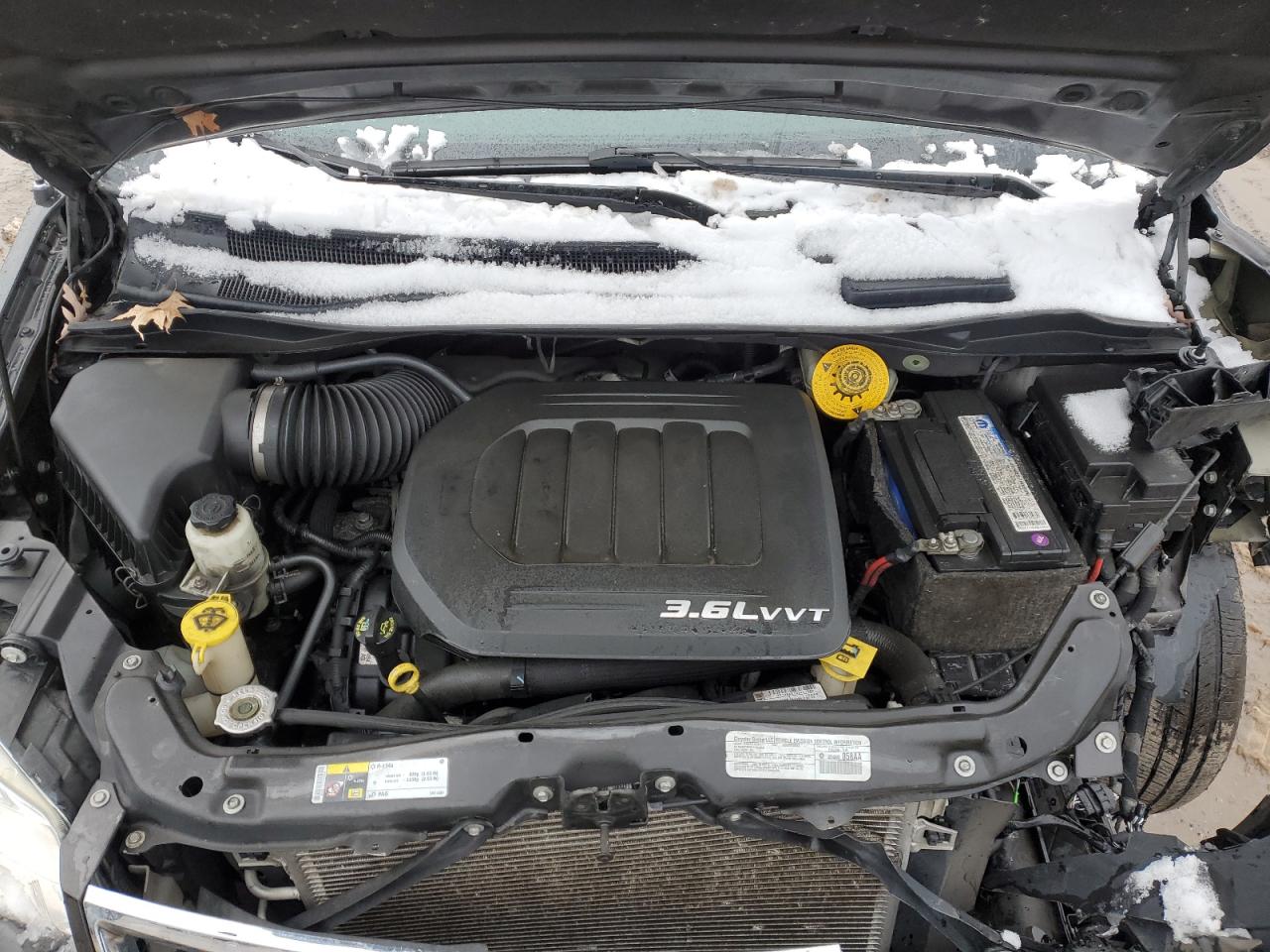 2014 Chrysler Town & Country VIN 2C4RC1GG5ER374463 Copart auction photo, front end damage thumbnail 12