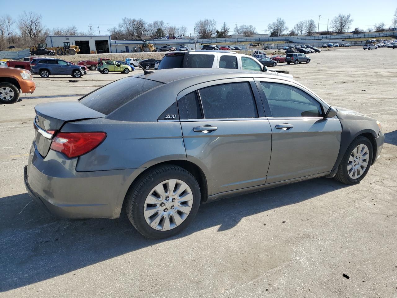 2012 Chrysler 200 VIN 1C3CCBABXCN169261 Copart auction photo, rear end damage thumbnail 3