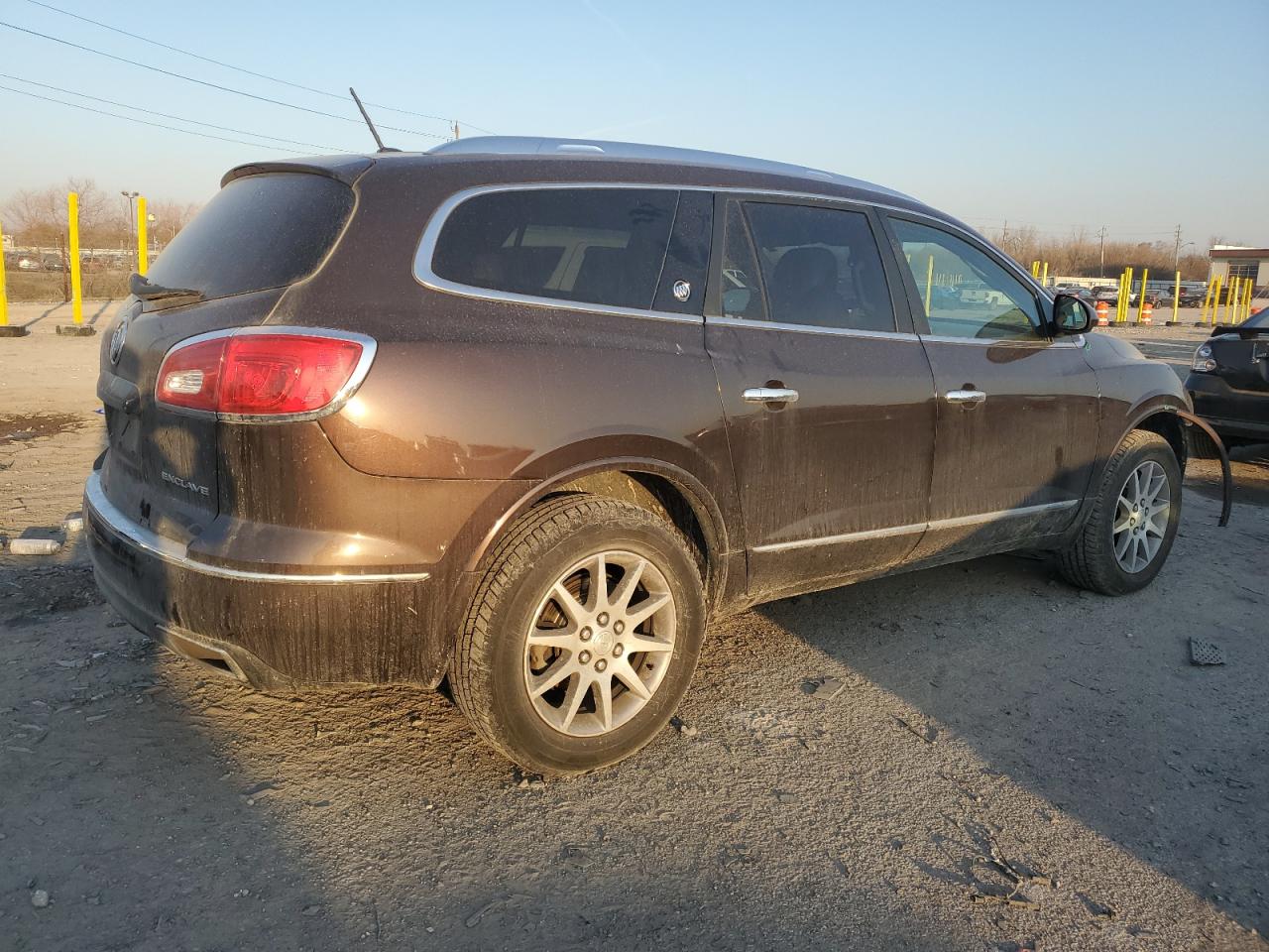 2015 Buick Enclave VIN 5GAKRBKD5FJ296566 Copart auction photo, front end / minor dent/scratches damage thumbnail 3