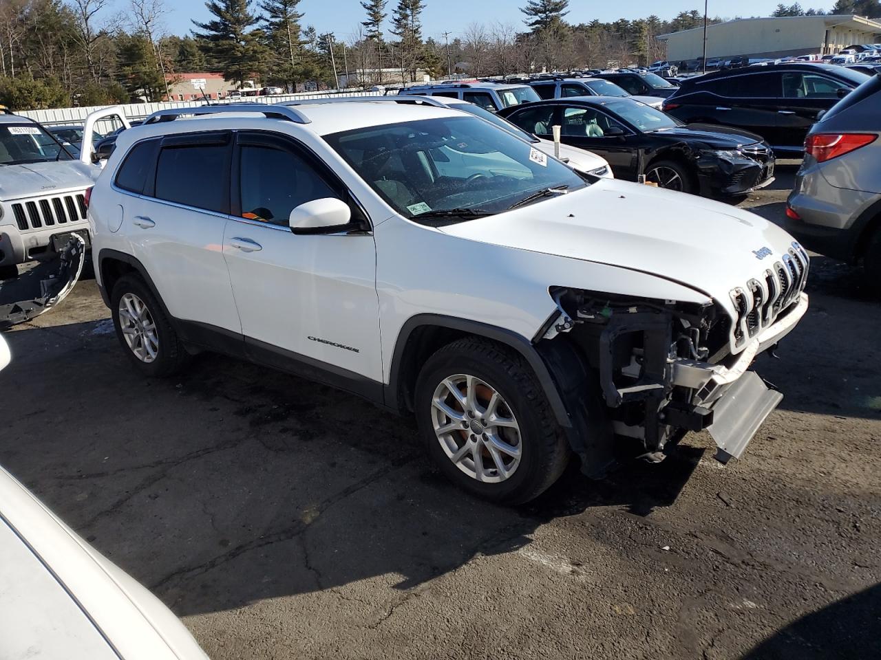2015 Jeep Grand Cherokee VIN 1C4PJMCB5FW734896 Copart auction photo, front end damage thumbnail 4