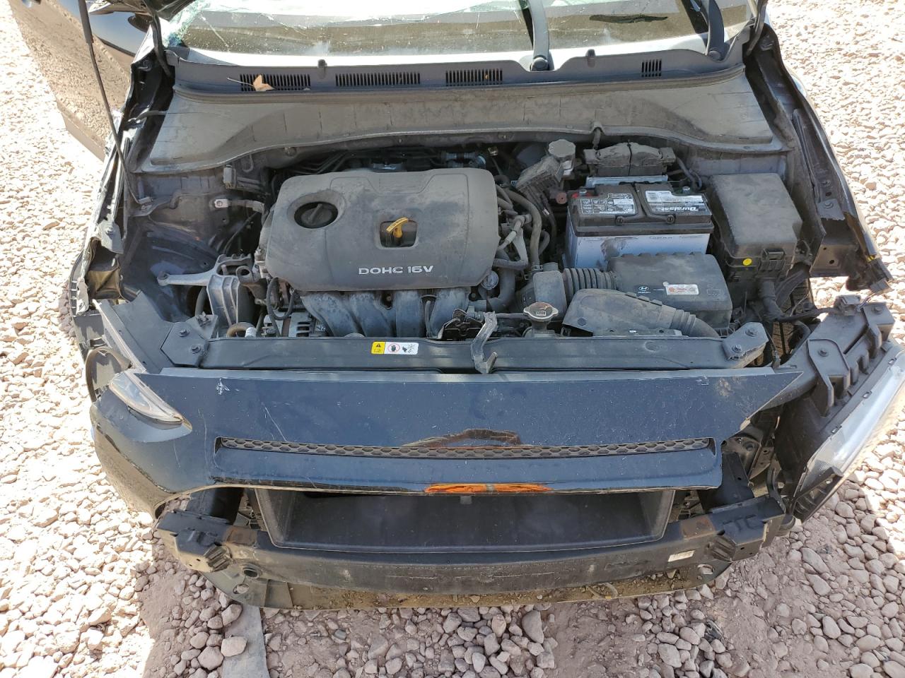 2019 Hyundai Kona VIN KM8K12AA0KU240651 Copart auction photo, all over damage thumbnail 12