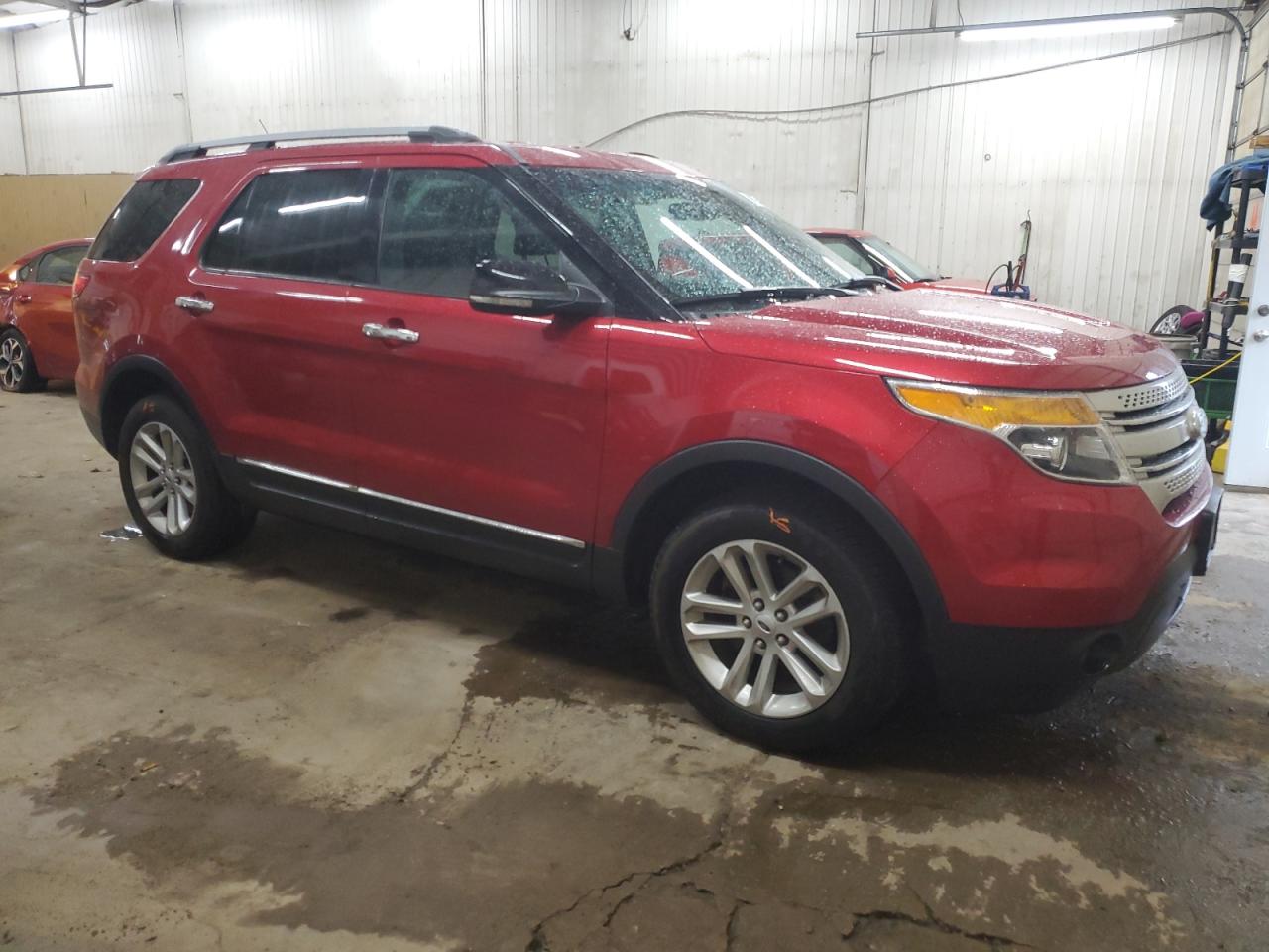 2012 Ford Explorer VIN 1FMHK8D86CGA36584 Copart auction photo, front end / side damage thumbnail 4