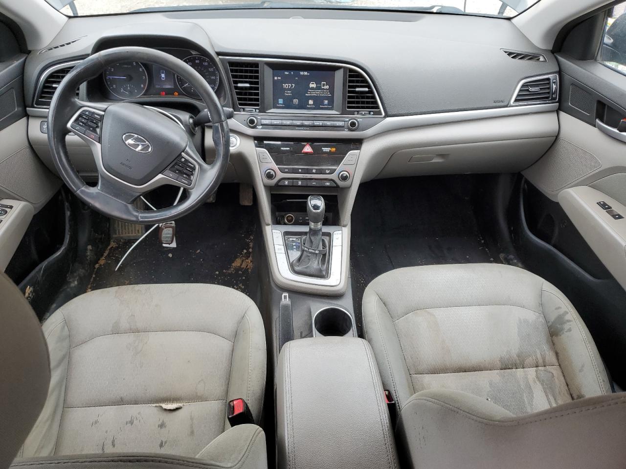 2017 Hyundai Elantra VIN 5NPD84LF0HH074194 Copart auction photo, front end damage thumbnail 8