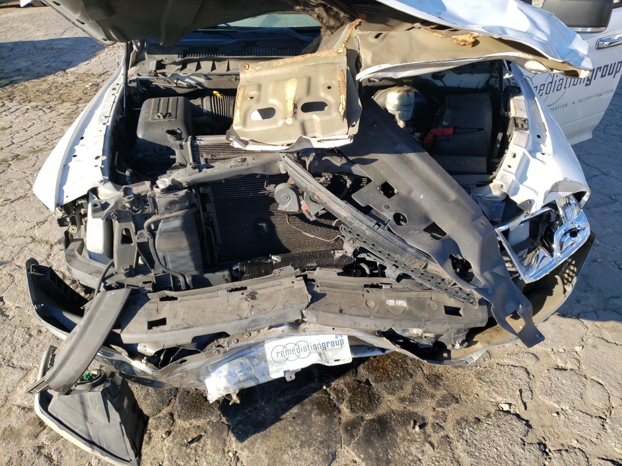 2012 Dodge RAM VIN 1C6RD6GP1CS130449 Copart auction photo, front end damage thumbnail 11