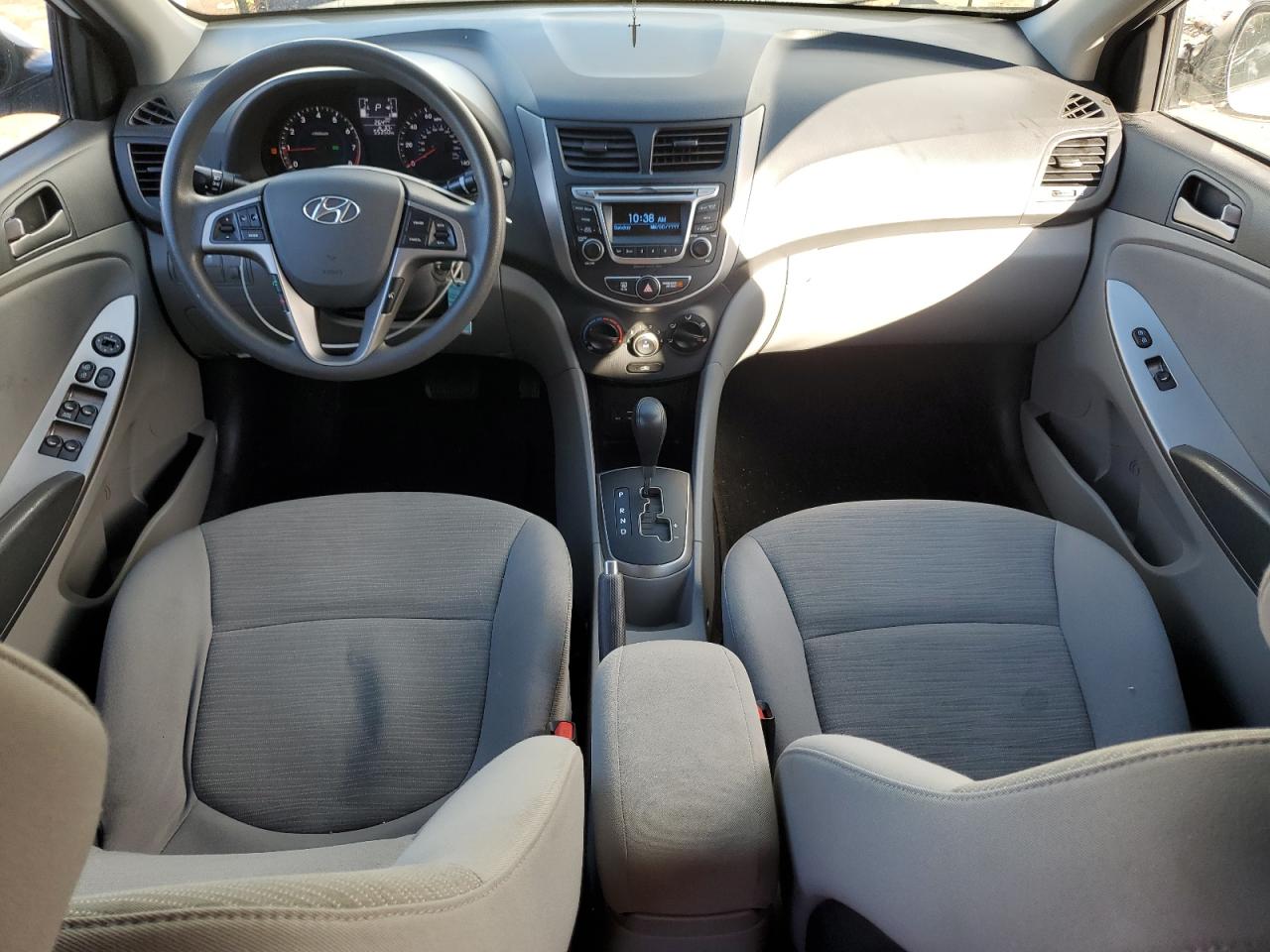 2017 Hyundai Accent VIN KMHCT4AE2HU341728 Copart auction photo, side damage thumbnail 8