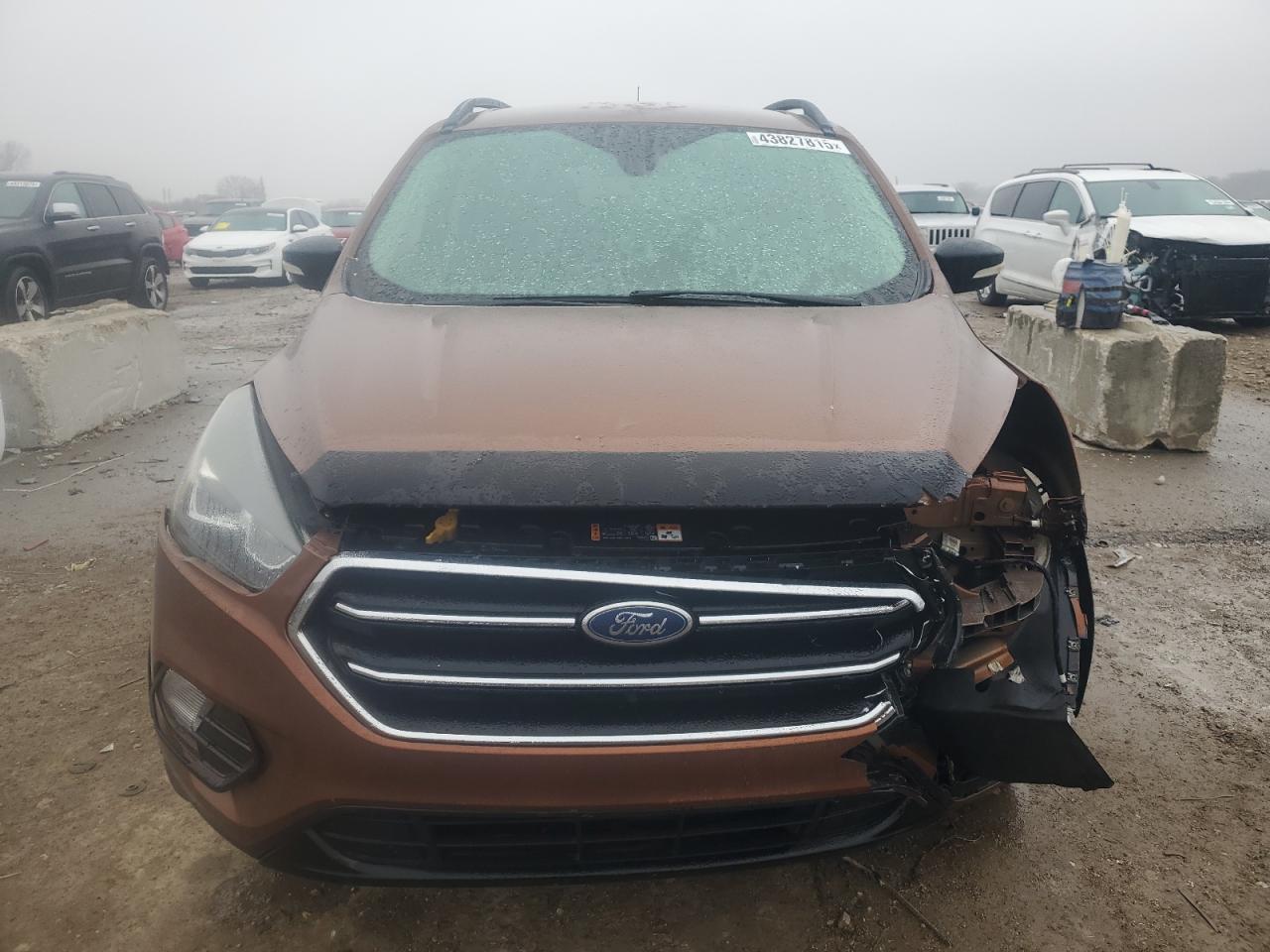 2017 Ford Escape VIN 1FMCU0JD5HUA60701 Copart auction photo, front end damage thumbnail 5