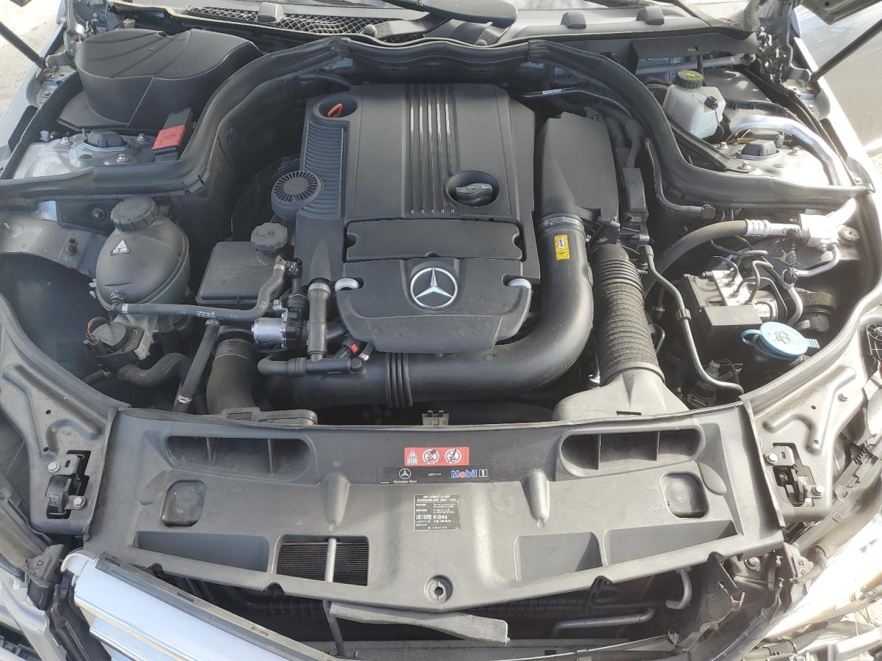 2013 Mercedes-Benz C-klasse VIN WDDGF4HB8DR241211 Copart auction photo, front end / side damage thumbnail 13