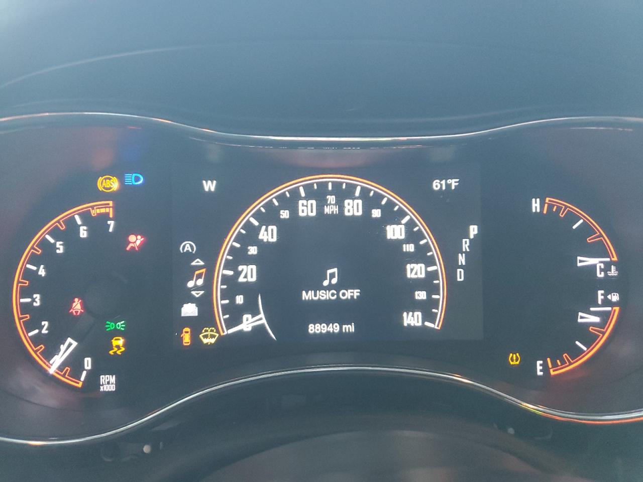 2018 Dodge Durango VIN 1C4RDHAG1JC329229 Copart auction photo, front end damage thumbnail 9