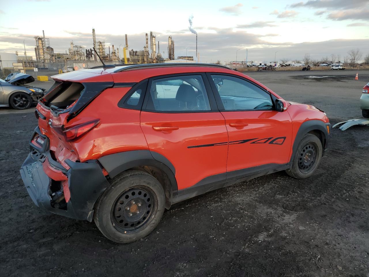2019 Hyundai Kona VIN KM8K1CAA8KU204504 Copart auction photo, rear end damage thumbnail 3