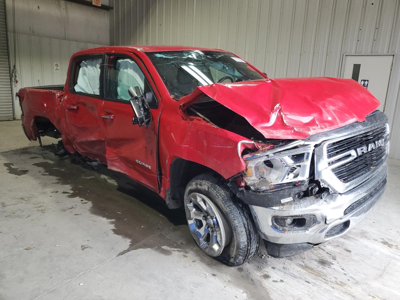 2019 RAM 1500 VIN 1C6SRFFT8KN557674 Copart auction photo, all over damage thumbnail 4