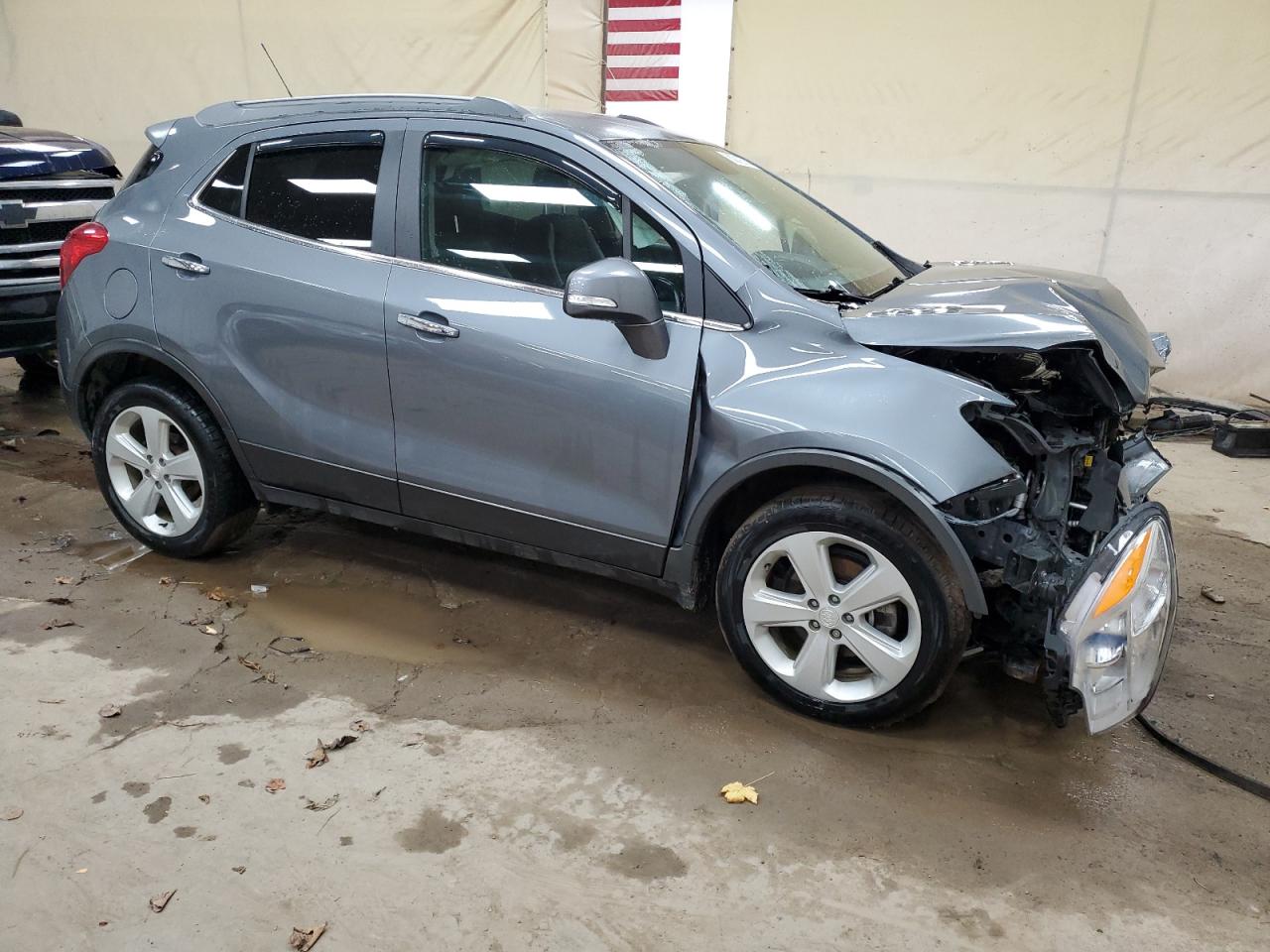 2015 Buick Encore VIN KL4CJASB2FB161679 Copart auction photo, front end / minor dent/scratches damage thumbnail 4