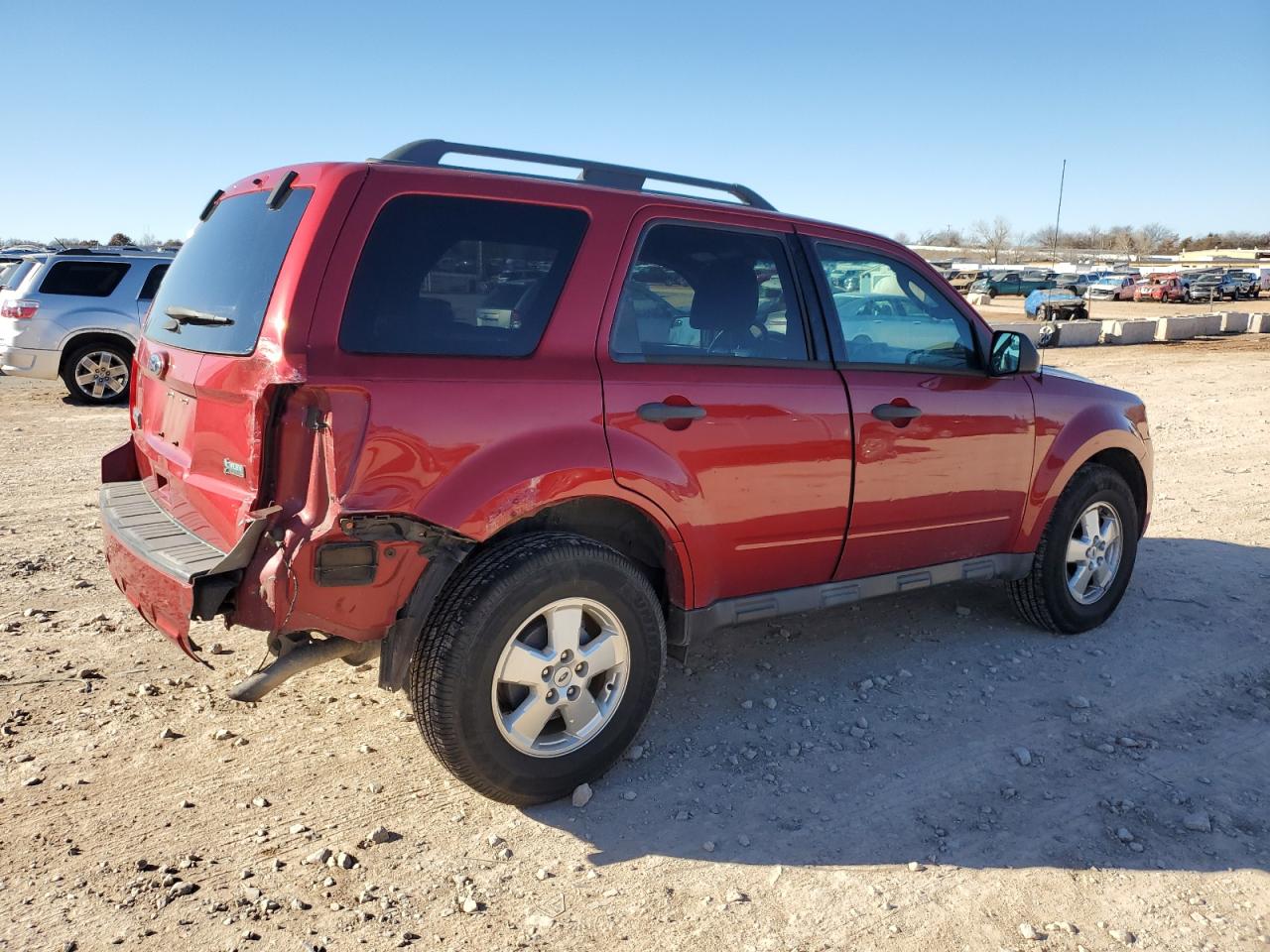 2012 Ford Escape VIN 1FMCU9DG7CKB11775 Copart auction photo, rear end / hail damage thumbnail 3