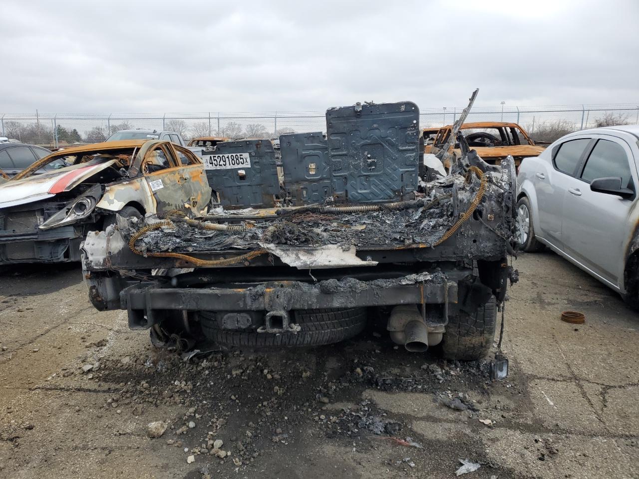 2019 Ford Expedition VIN 1FMJU1JT4KEA46598 Copart auction photo, burn damage thumbnail 6