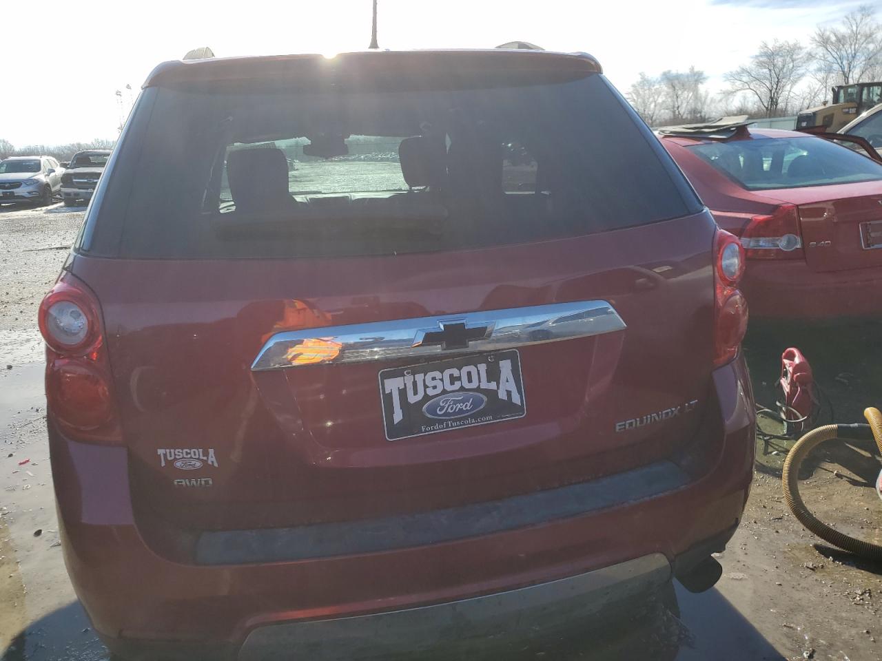 2014 Chevrolet Equinox VIN 2GNFLFEK1E6286560 Copart auction photo, rear end / undercarriage damage thumbnail 6