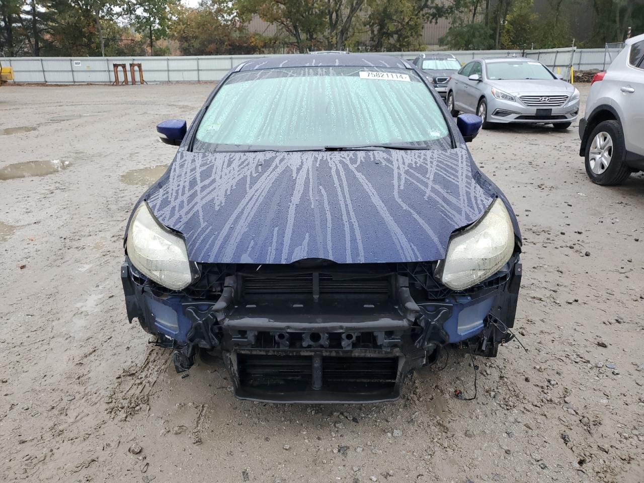 2012 Ford Focus VIN 1FAHP3F26CL149806 Copart auction photo, front end / undercarriage damage thumbnail 5