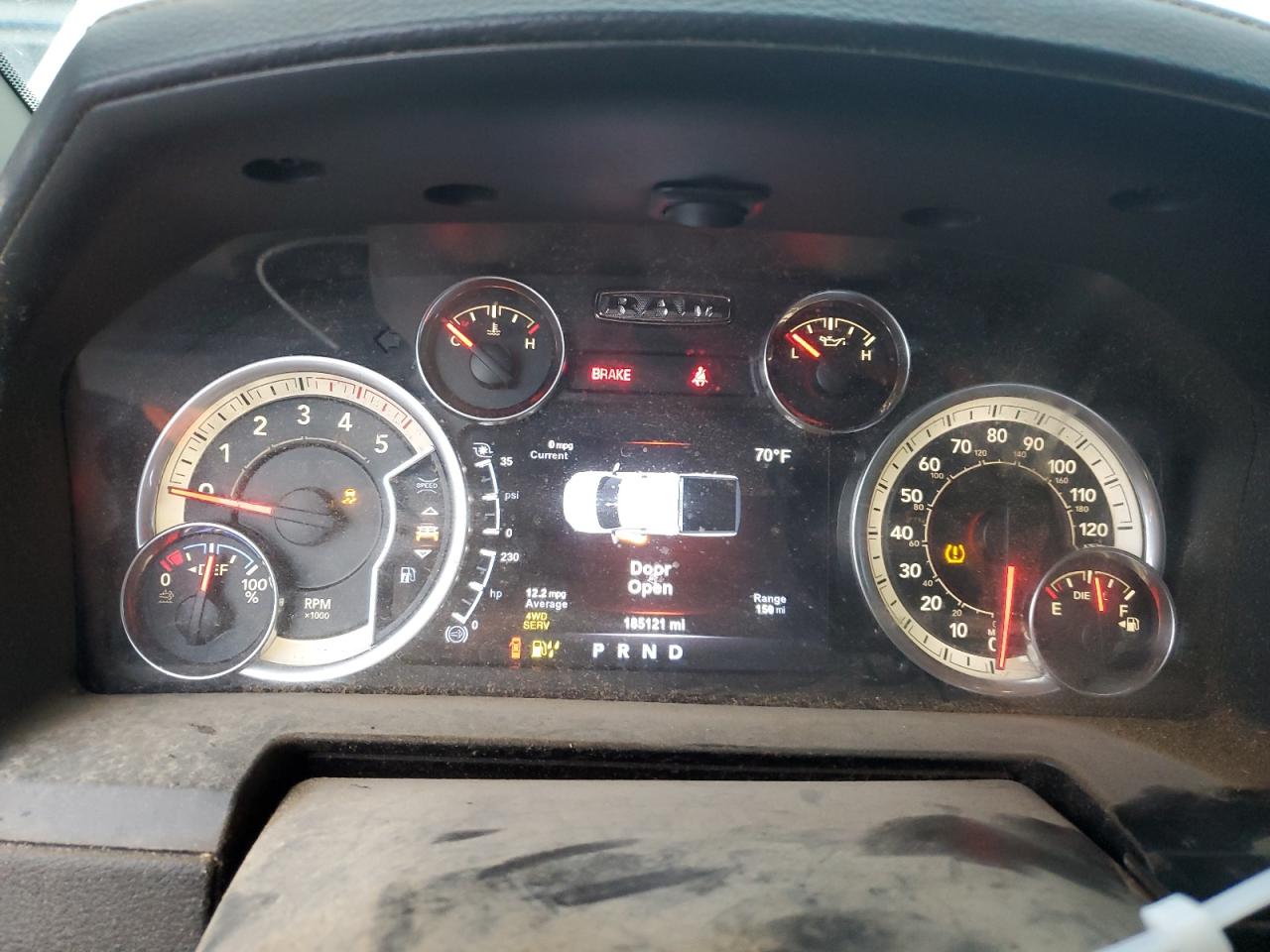 2017 RAM 2500 VIN 3C6UR5FL7HG750175 Copart auction photo, undercarriage damage thumbnail 9