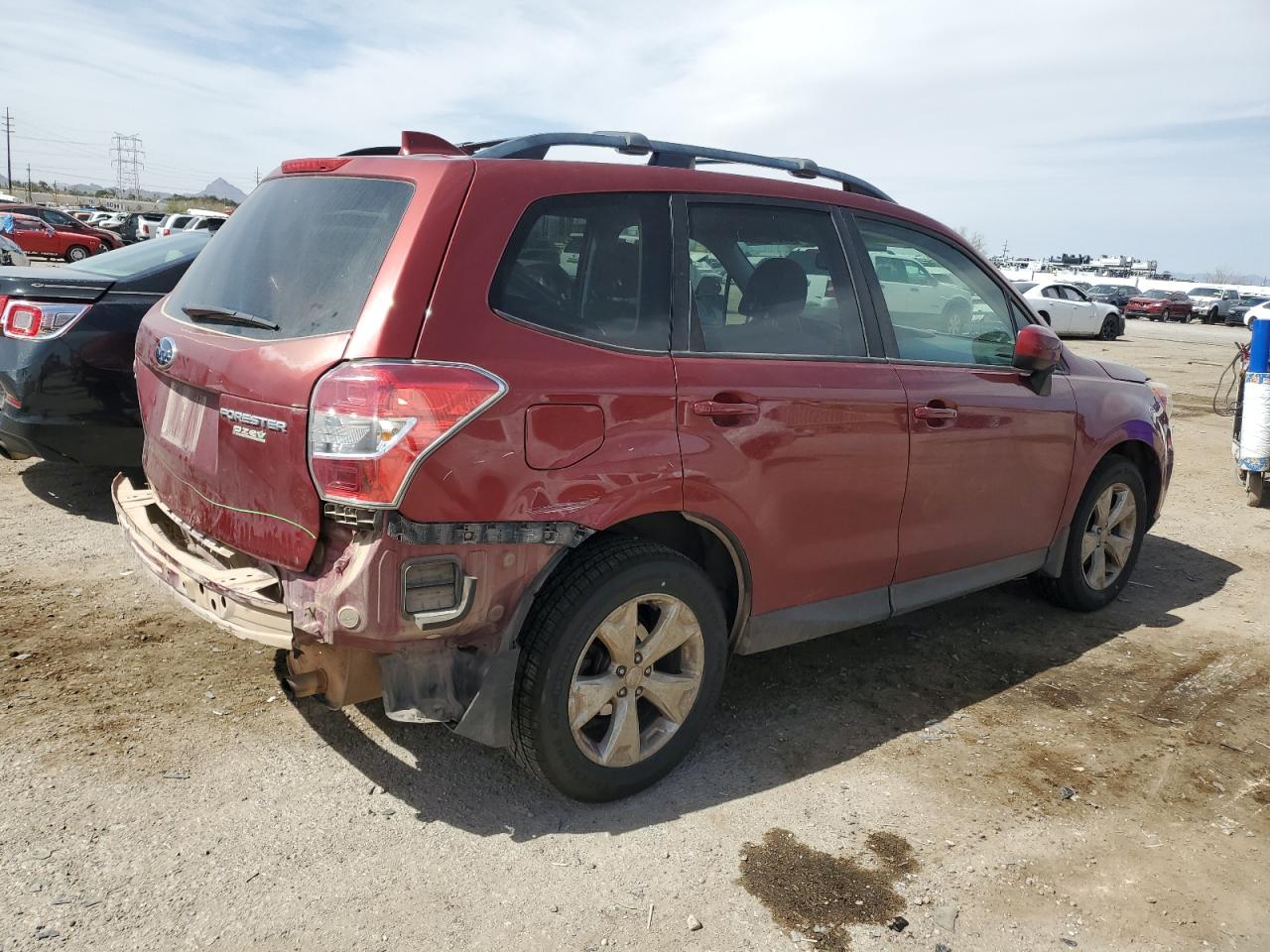 2016 Subaru Forester VIN JF2SJADC0GH453077 Copart auction photo, rear end damage thumbnail 3