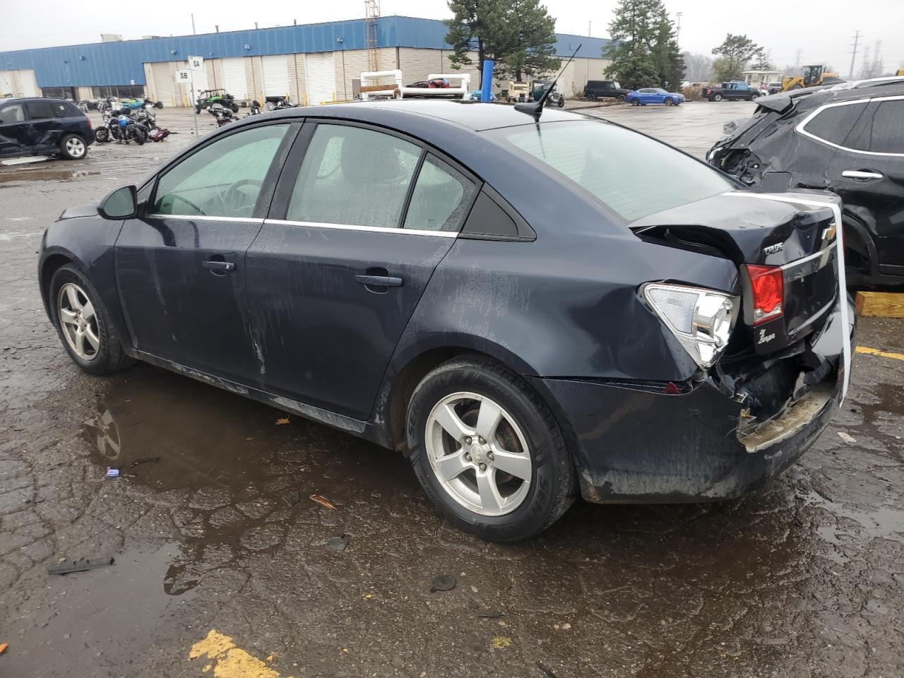 2013 Chevrolet Cruze VIN 1G1PC5SB8D7312297 Copart auction photo, rear end / side damage thumbnail 2