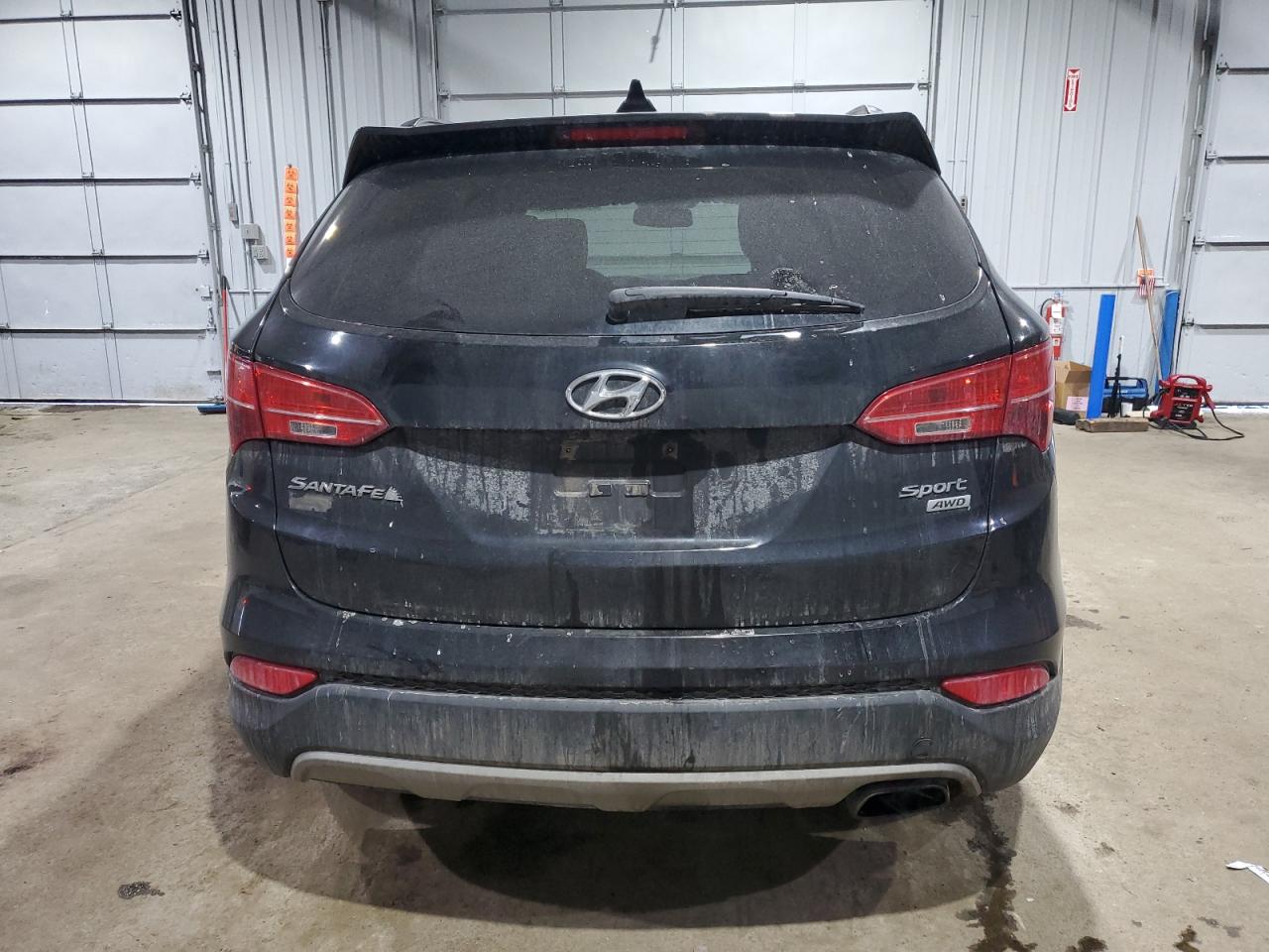 2013 Hyundai Santa Fe VIN 5XYZUDLB8DG085203 Copart auction photo, side damage thumbnail 6