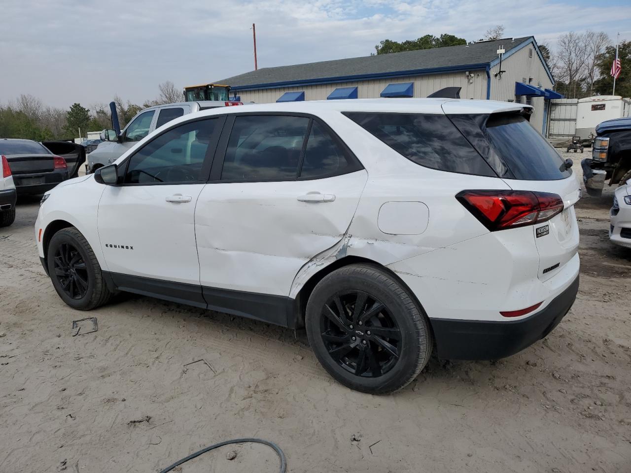 2023 Chevrolet Equinox VIN 3GNAXHEG2PL205084 Copart auction photo, side / rear end damage thumbnail 2