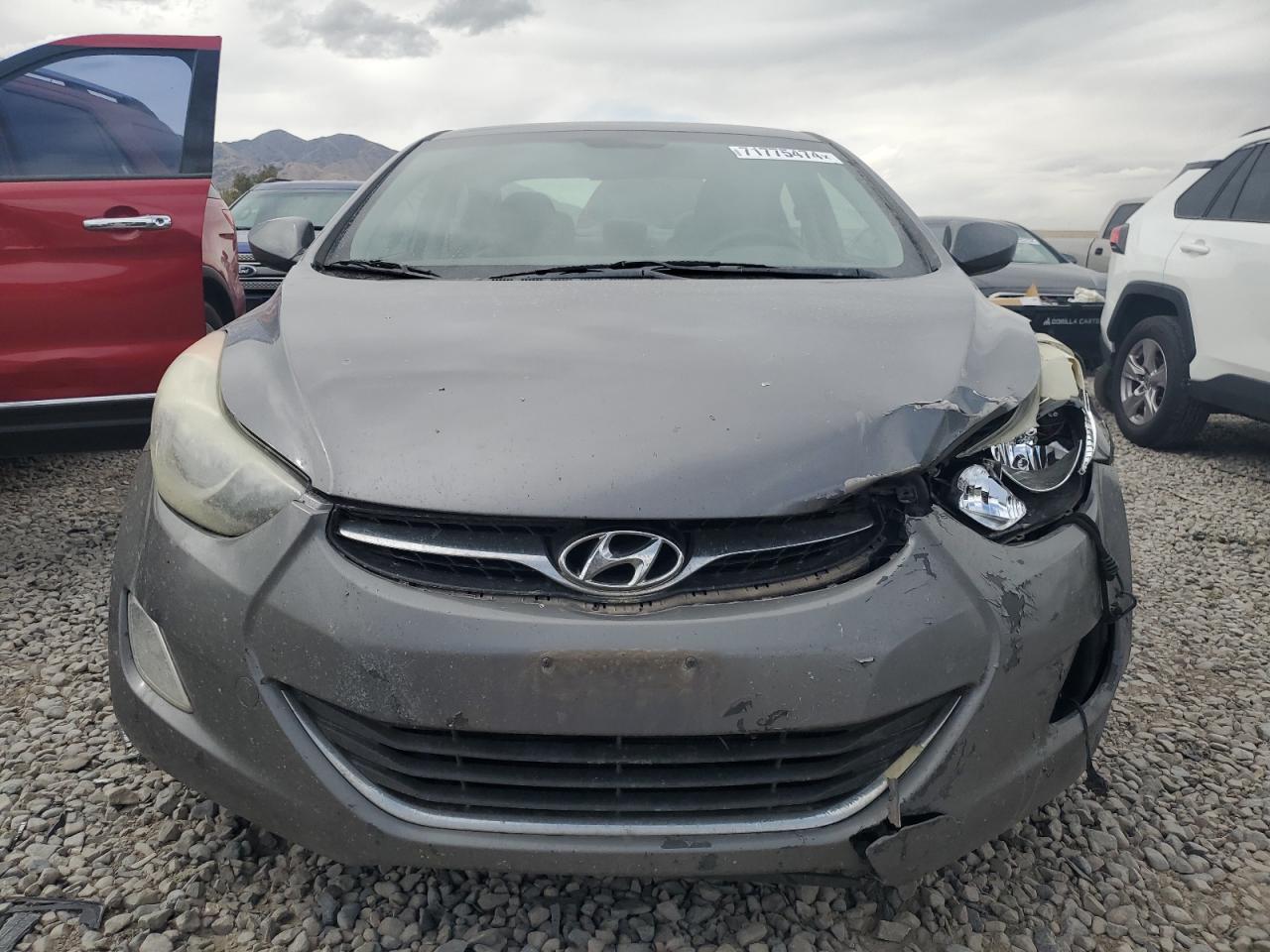 2012 Hyundai Elantra VIN 5NPDH4AE6CH066426 Copart auction photo, front end damage thumbnail 5