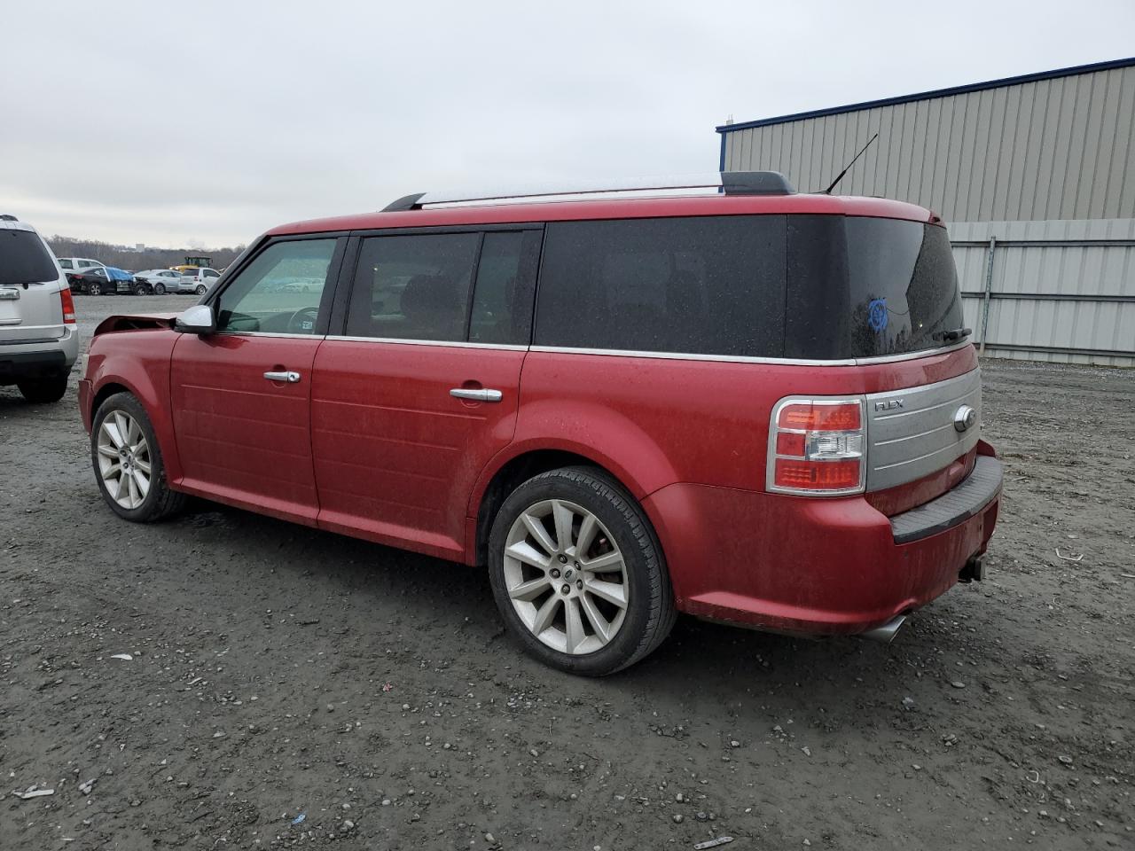 2012 Ford Flex VIN 2FMHK6DT2CBD21721 Copart auction photo, front end / side damage thumbnail 2