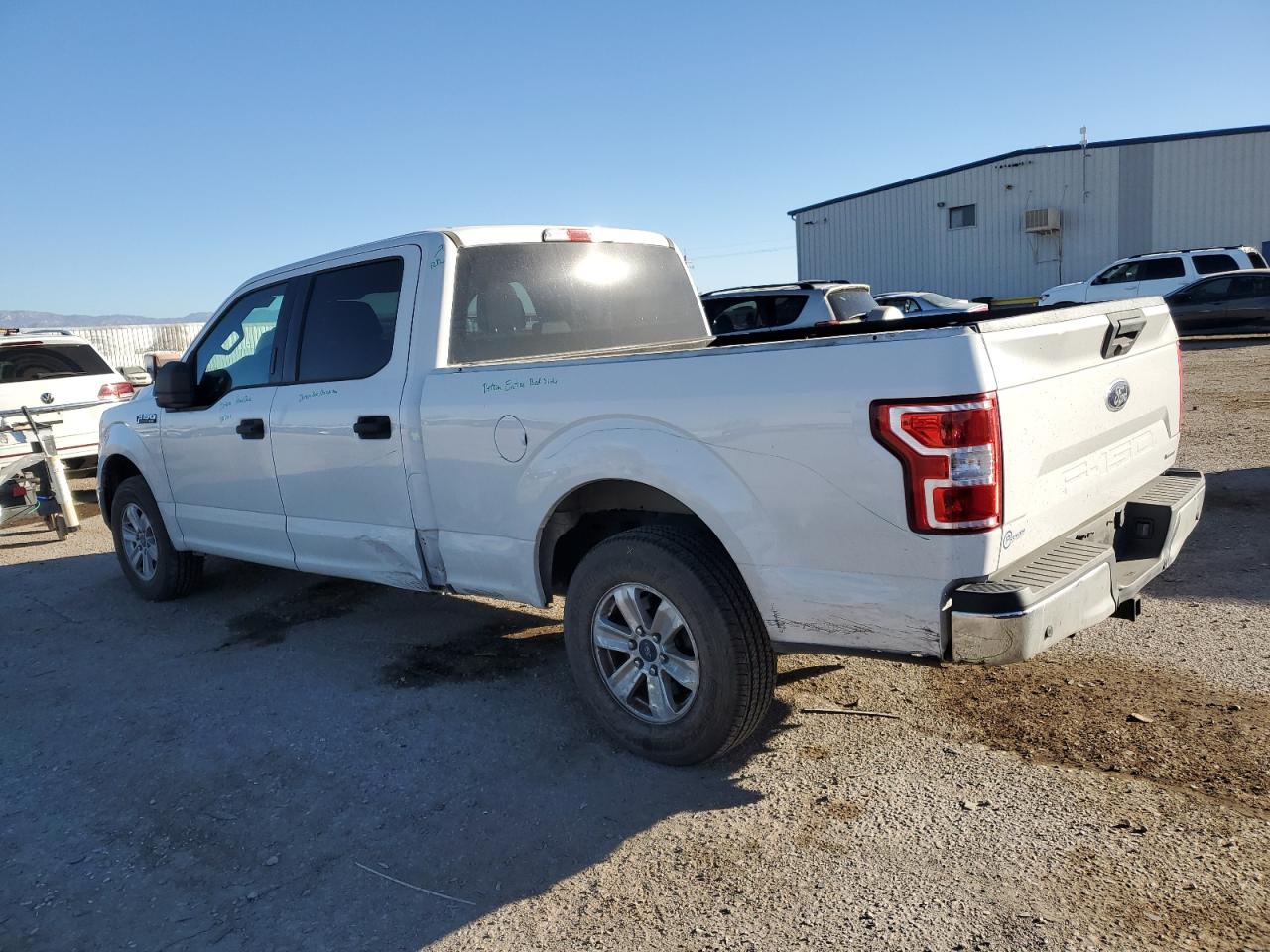 2018 Ford F-150 VIN 1FTEW1CG0JFD55235 Copart auction photo, side damage thumbnail 2