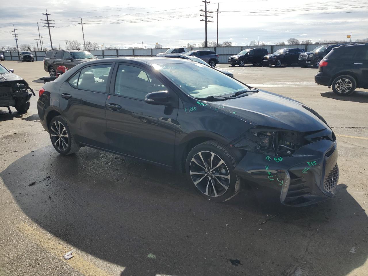 2018 Toyota Corolla VIN 2T1BURHE0JC986395 Copart auction photo, front end damage thumbnail 4