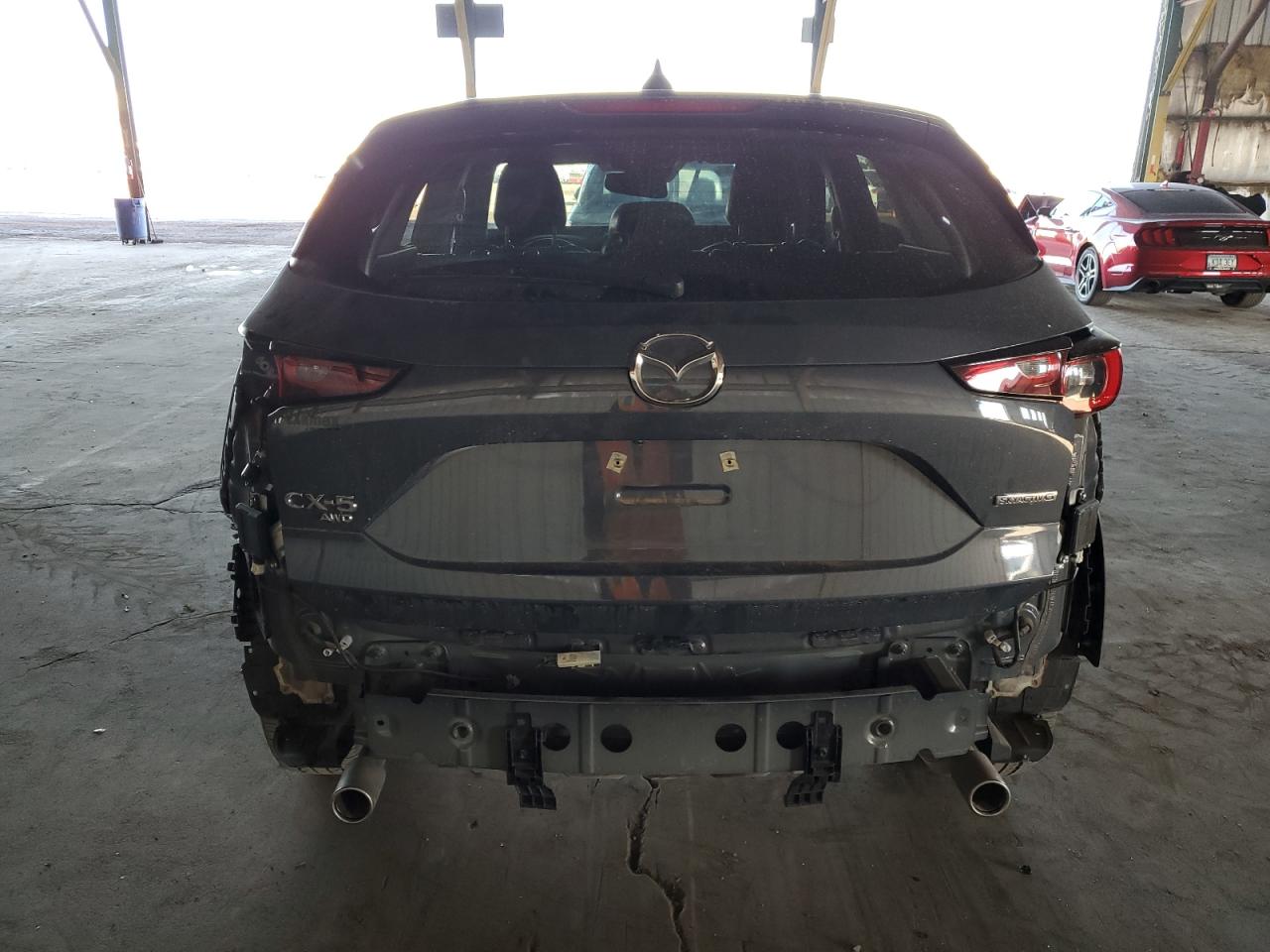 2023 Mazda CX-5 VIN JM3KFBCM5P0180210 Copart auction photo, front end damage thumbnail 6