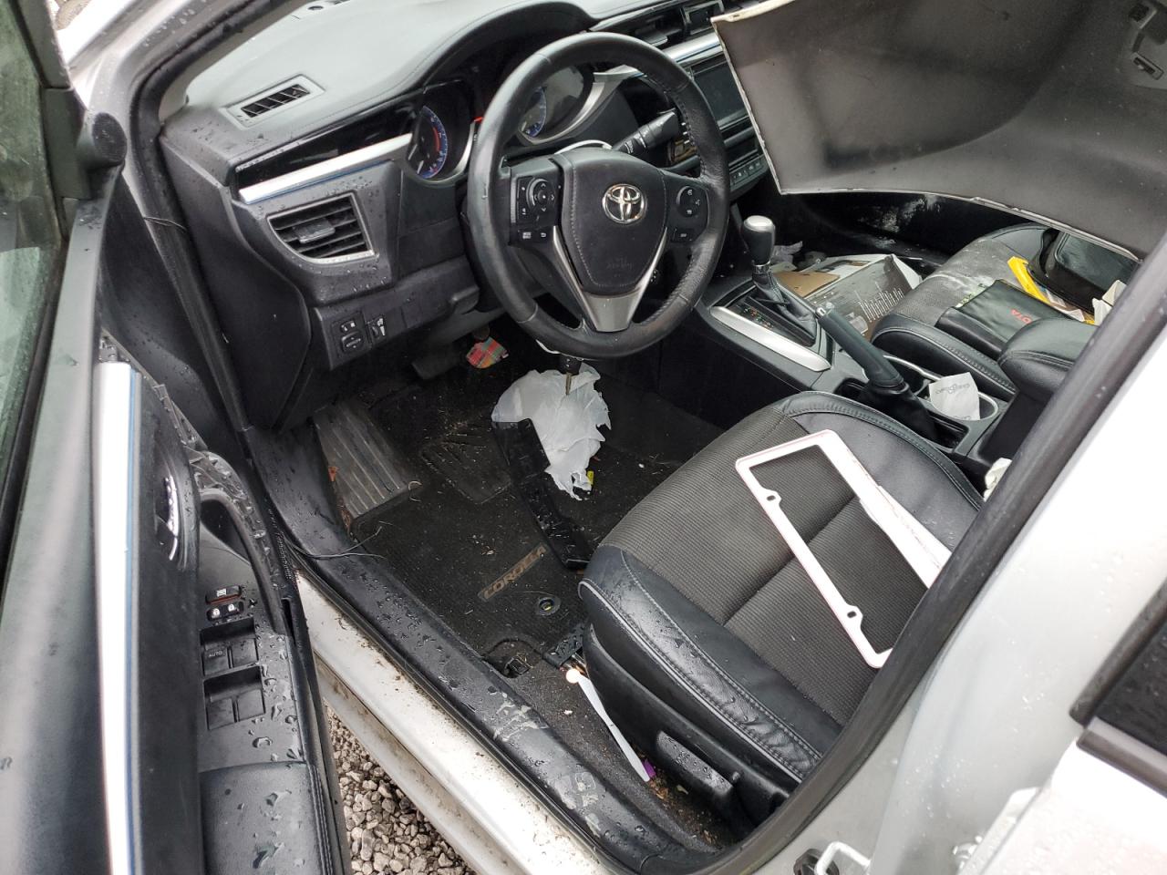 2015 Toyota Corolla VIN 2T1BURHE7FC377392 Copart auction photo, all over damage thumbnail 8