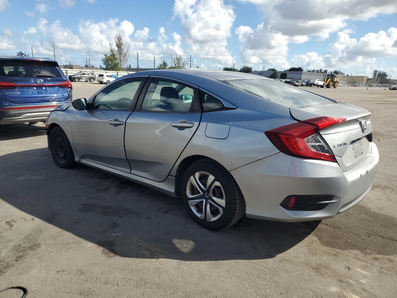 2017 Honda Civic VIN 19XFC2F5XHE044980 Copart auction photo, front end damage thumbnail 2