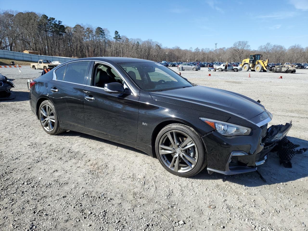 2019 Infiniti Q50 VIN JN1EV7AP3KM542459 Copart auction photo, front end / minor dent/scratches damage thumbnail 4