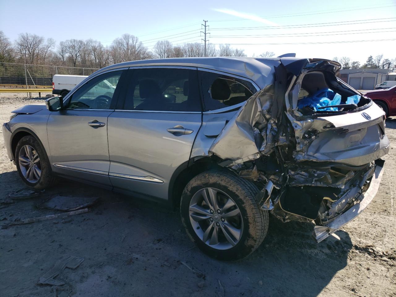 2024 Acura MDX VIN 5J8YE1H33RL028106 Copart auction photo, rear end / front end damage thumbnail 2