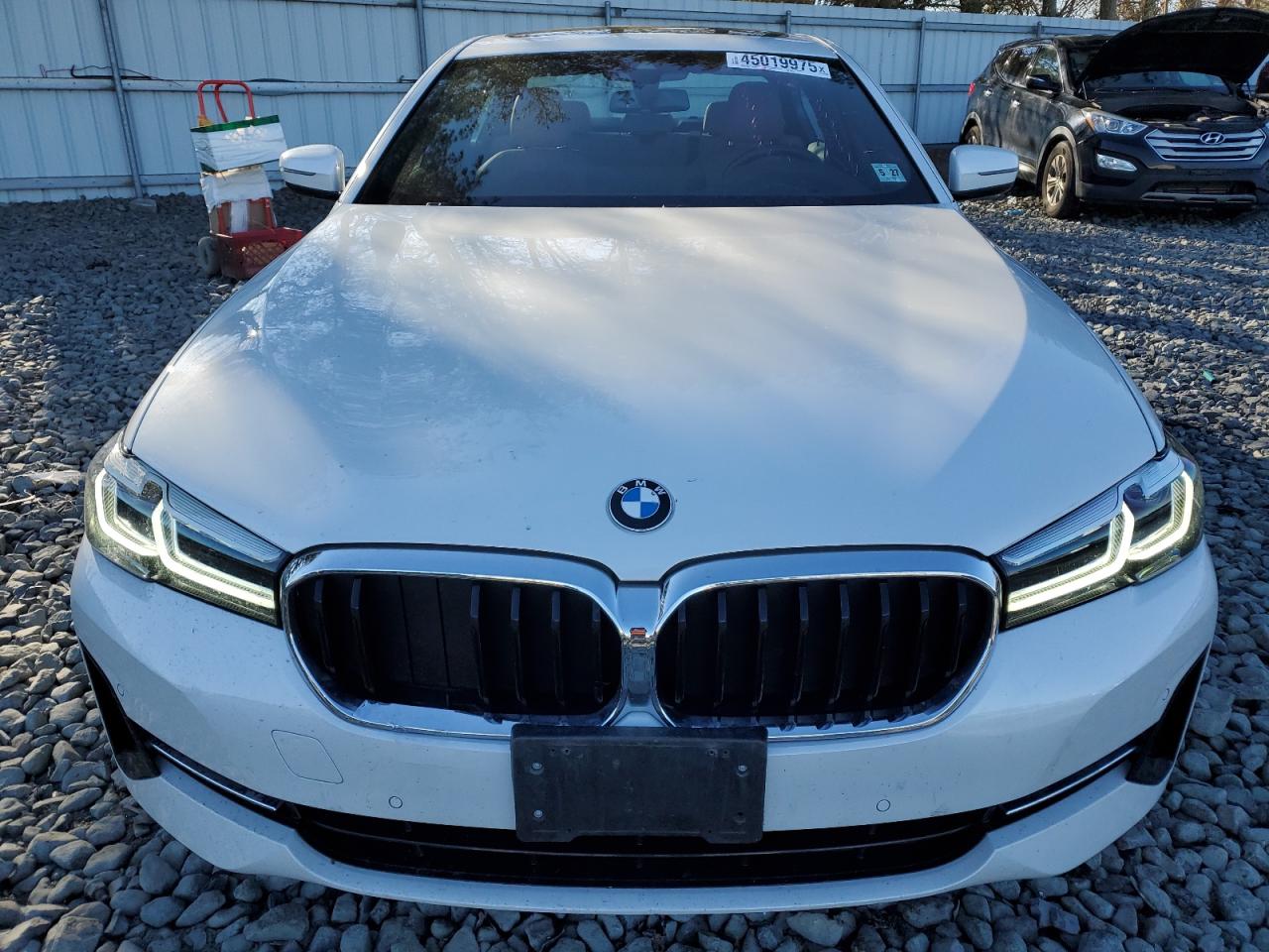 2022 BMW 5er VIN WBA73BJ03NWX51241 Copart auction photo, front end / rear end damage thumbnail 5