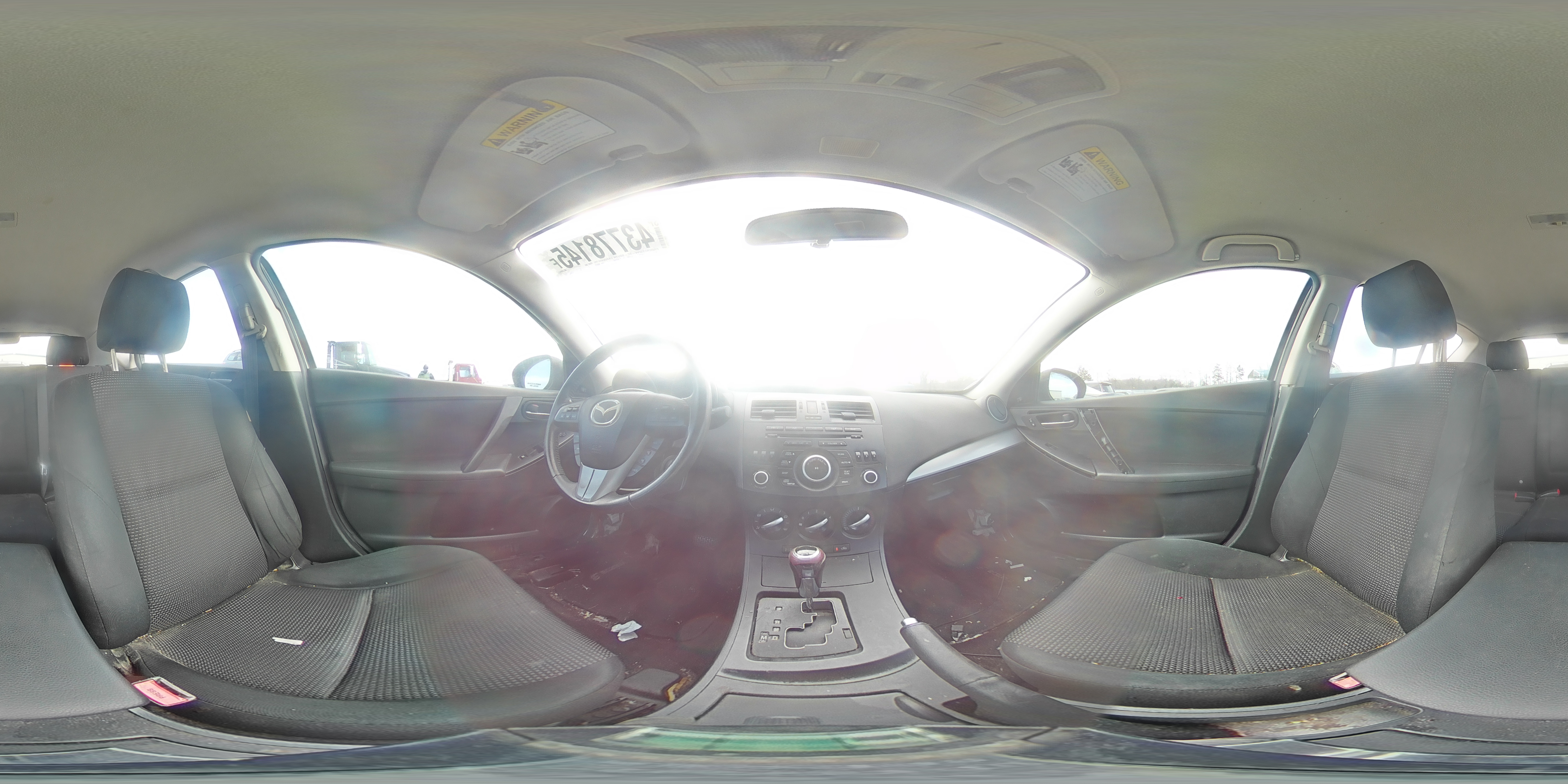 2012 Mazda 3 VIN JM1BL1L77C1550275 Copart auction photo, front end damage thumbnail 12