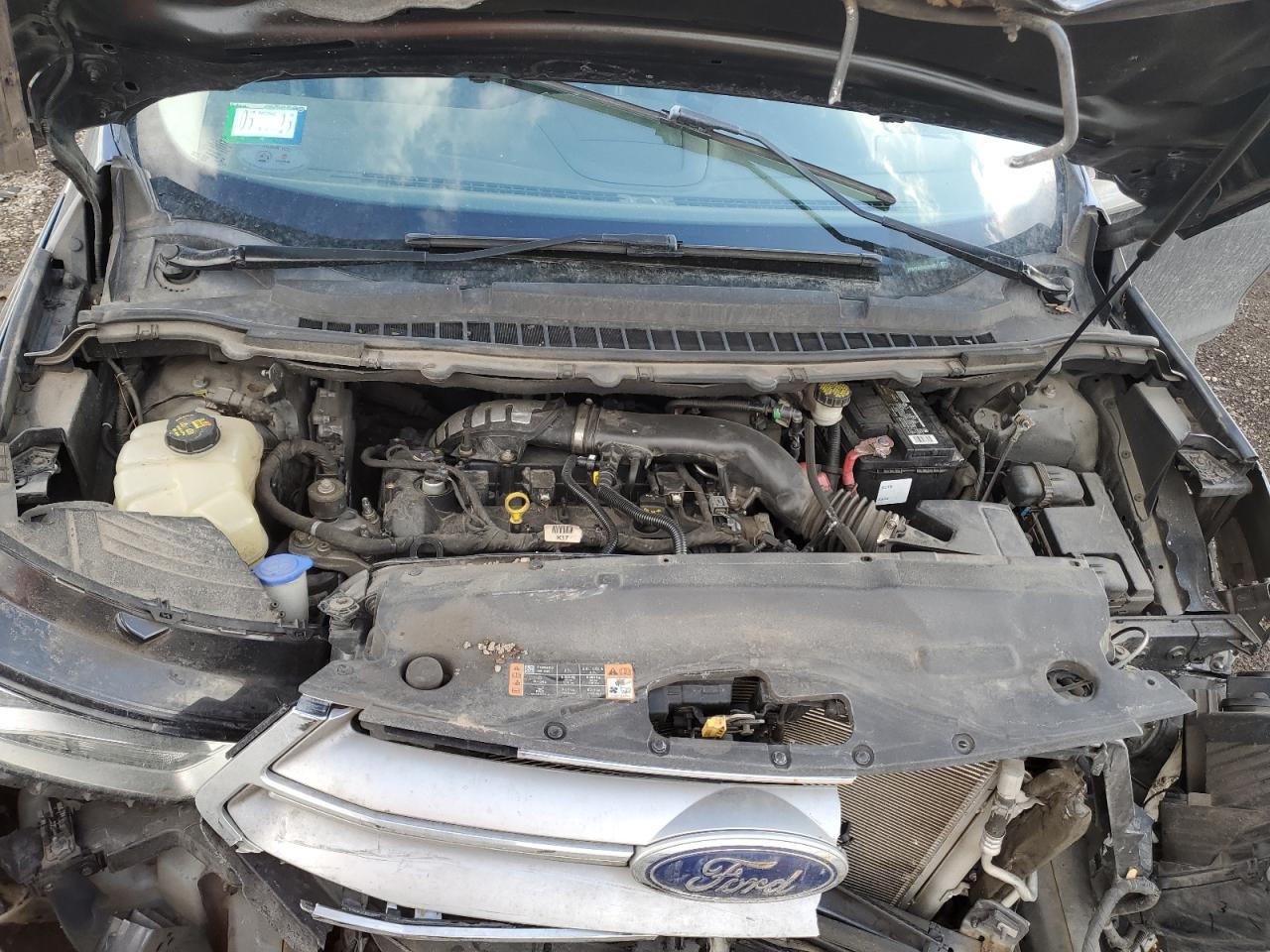 2017 Ford Edge VIN 2FMPK3K93HBB18801 Copart auction photo, front end / side damage thumbnail 12