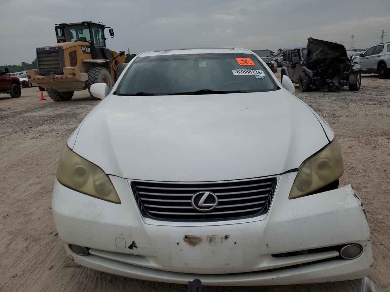 2008 Lexus ES VIN JTHBJ46GX82270790 Copart auction photo, front end / rear end damage thumbnail 5