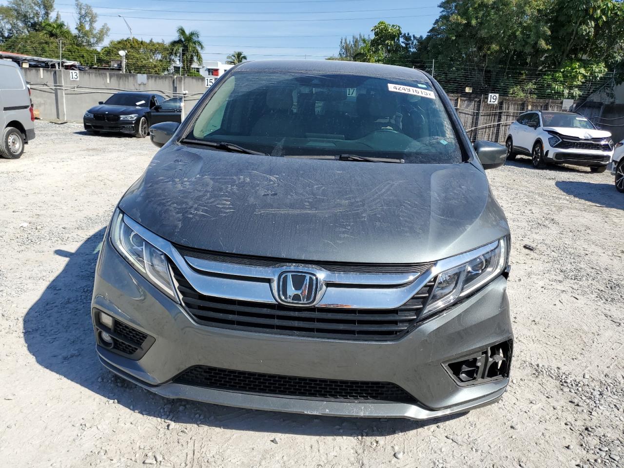 2019 Honda Odyssey VIN 5FNRL6H58KB052482 Copart auction photo, all over / undercarriage damage thumbnail 5