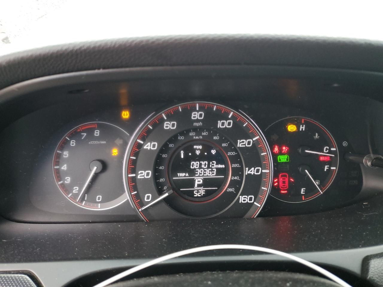2015 Honda Accord VIN 1HGCR2F57FA093413 Copart auction photo, front end damage thumbnail 9