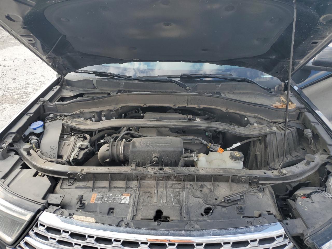 2020 Ford Explorer VIN 1FMSK8FH1LGC12606 Copart auction photo, front end / side damage thumbnail 14