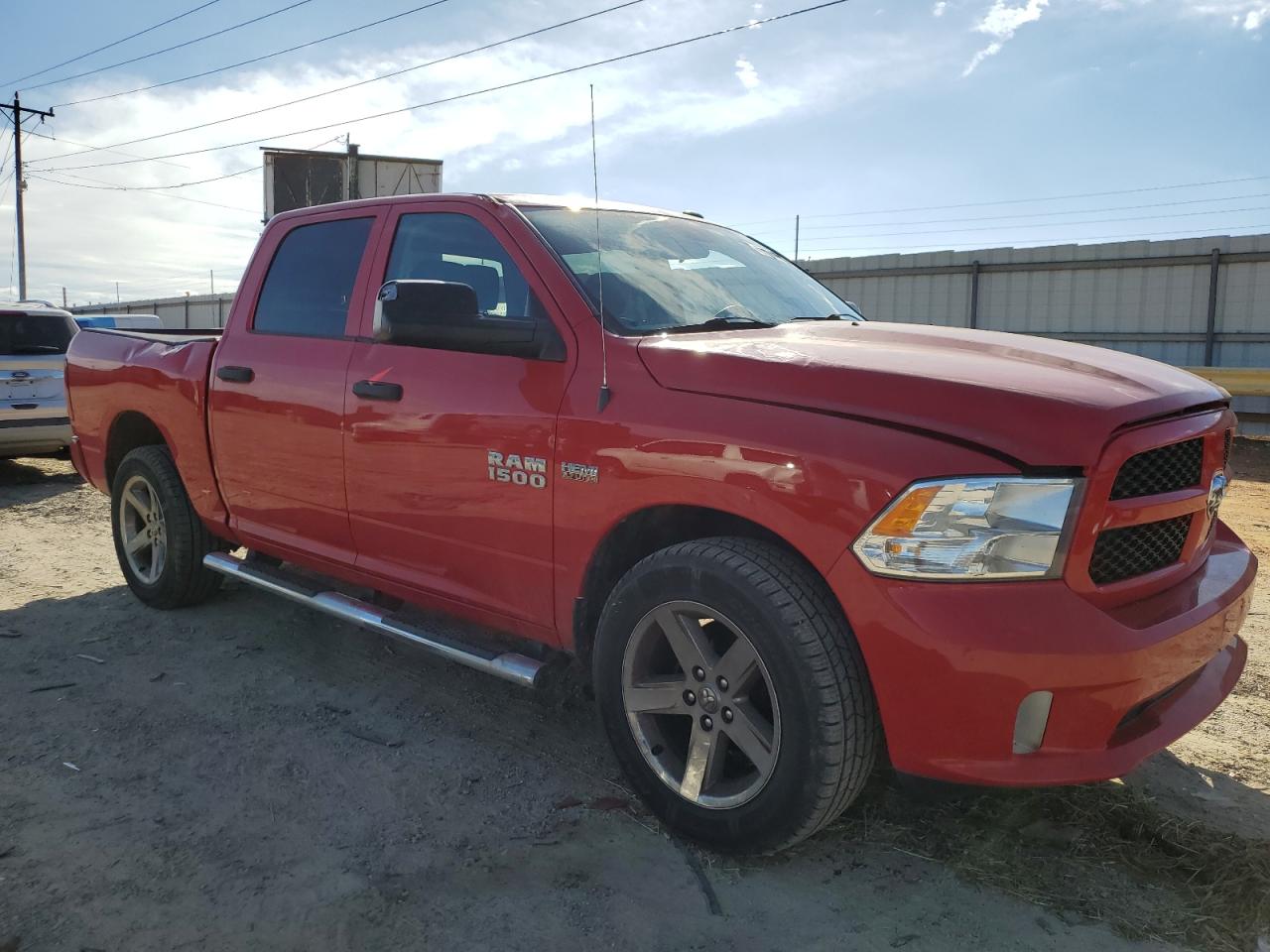 2017 RAM 1500 VIN 3C6RR7KT8HG530180 Copart auction photo, all over damage thumbnail 4